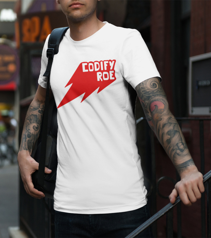 Codify Roe Red Lightning Bolt T-Shirt