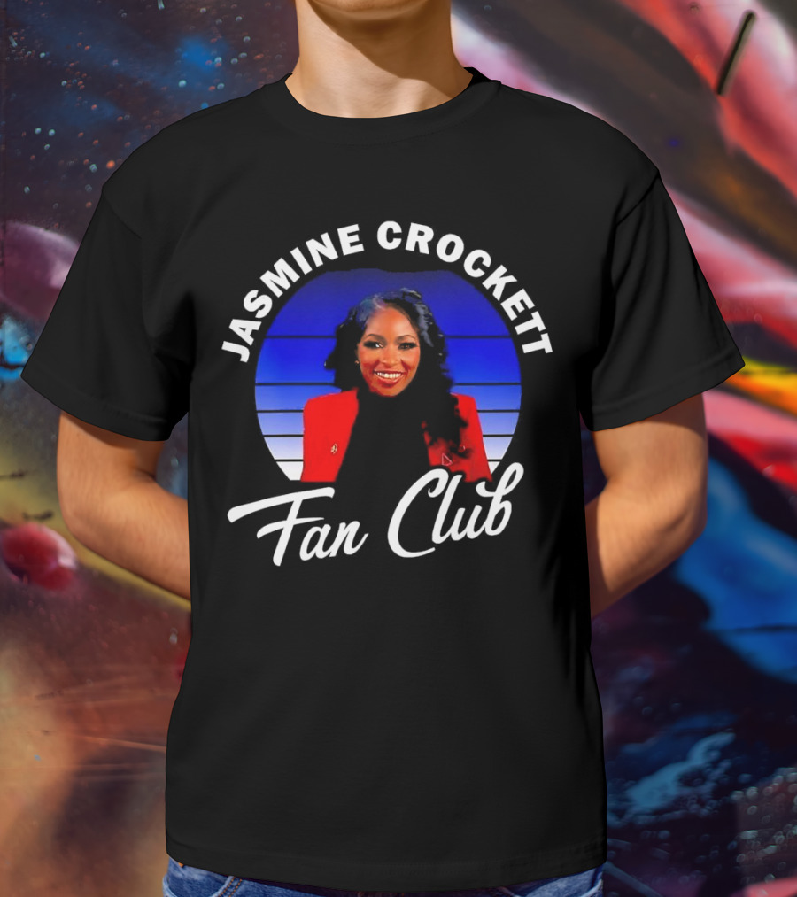 Jasmine Crockett Fan Club Texas Democrat T-Shirt