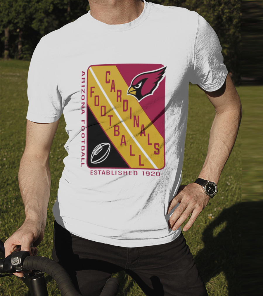 Arizona Cardinals Football Established 1920 Starter Shield T-Shirt
