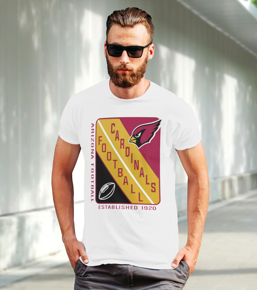 Arizona Cardinals Football Established 1920 Starter Shield T-Shirt
