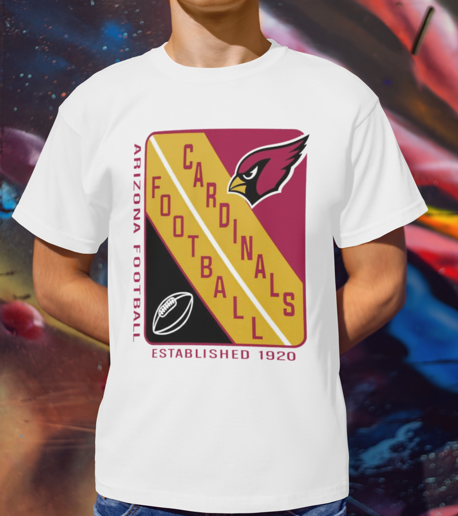 Arizona Cardinals Football Established 1920 Starter Shield T-Shirt