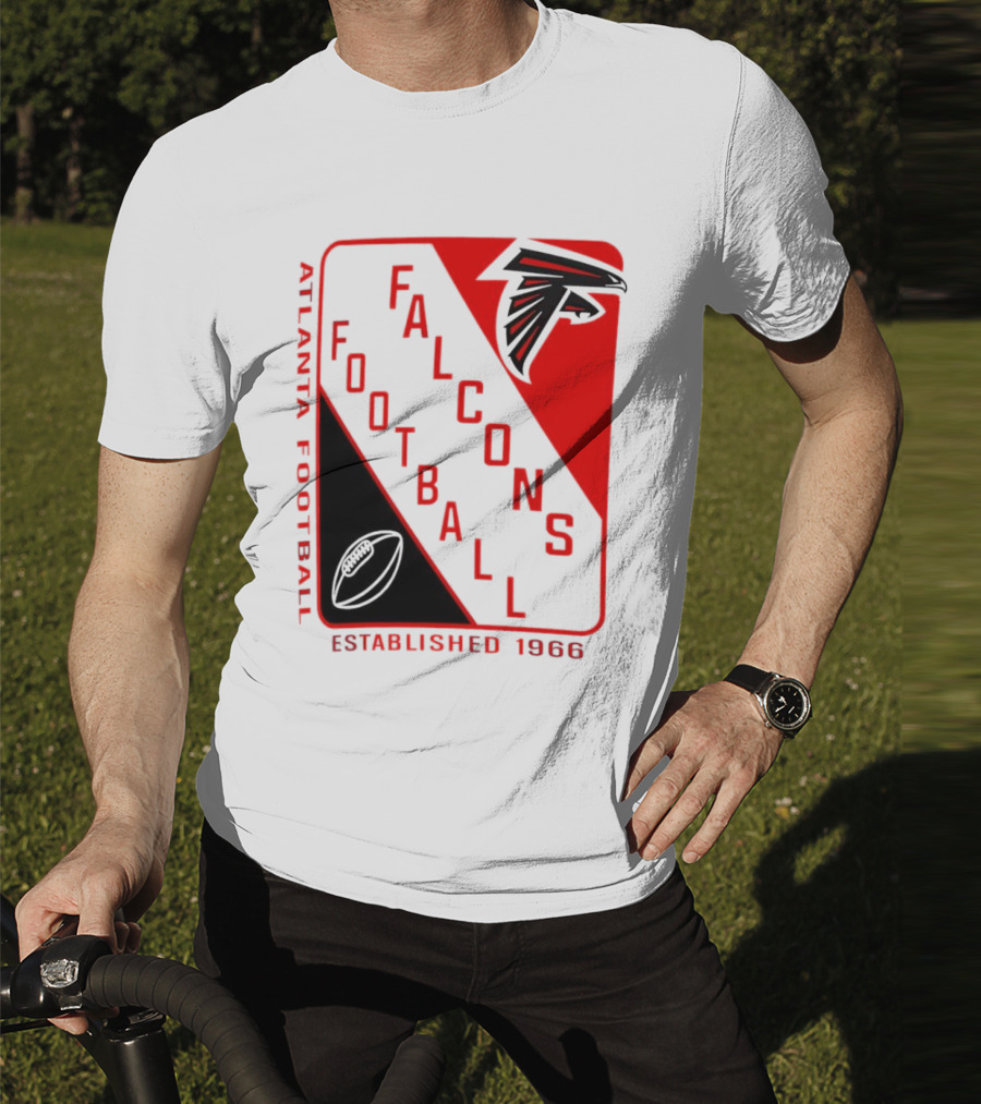 Atlanta Falcons Football Established 1966 Shield T-Shirt