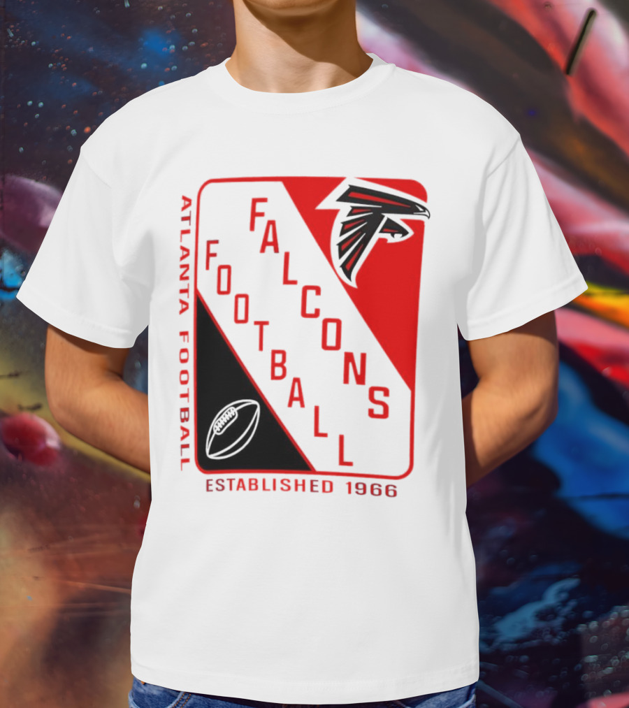 Atlanta Falcons Football Established 1966 Shield T-Shirt