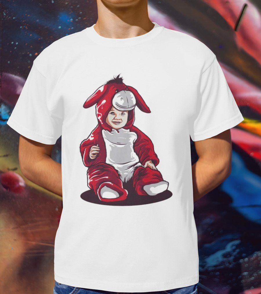 Baby Wear Horse Clothes In Red Costume T-Shirt