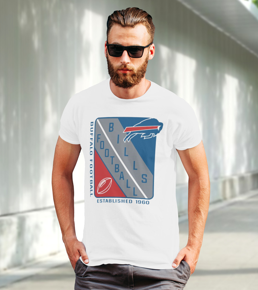 Buffalo Bills Football Established 1960 Shield T-Shirt