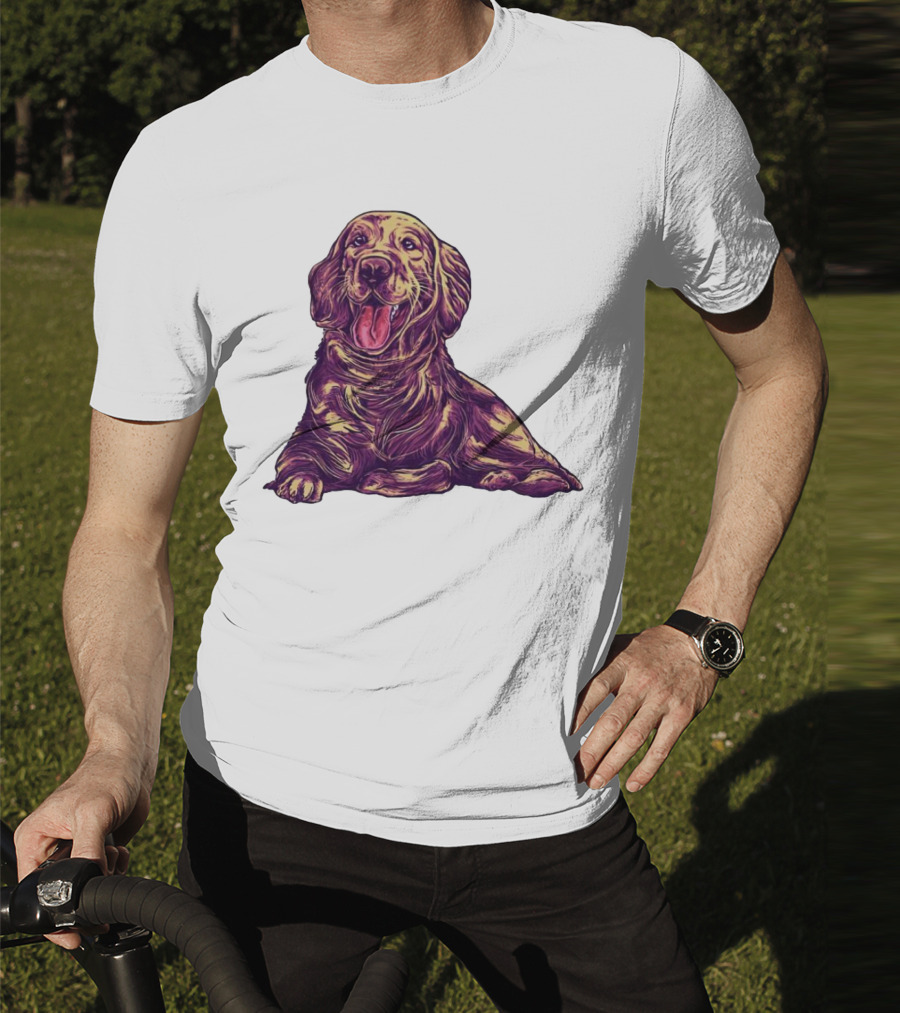 Golden Retriever Cute Dog T-Shirt