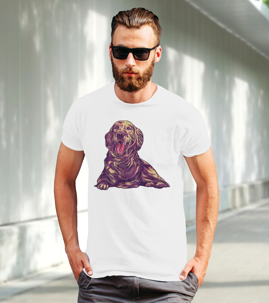 Golden Retriever Cute Dog T-Shirt