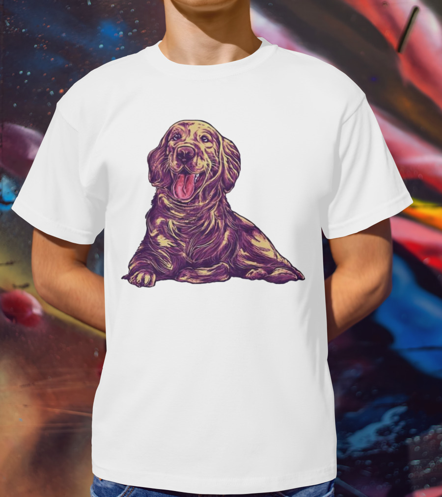 Golden Retriever Cute Dog T-Shirt