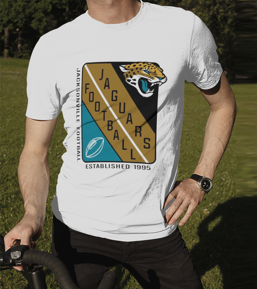 Jacksonville Jaguars Football Established 1995 Jaguars Football T-Shirt