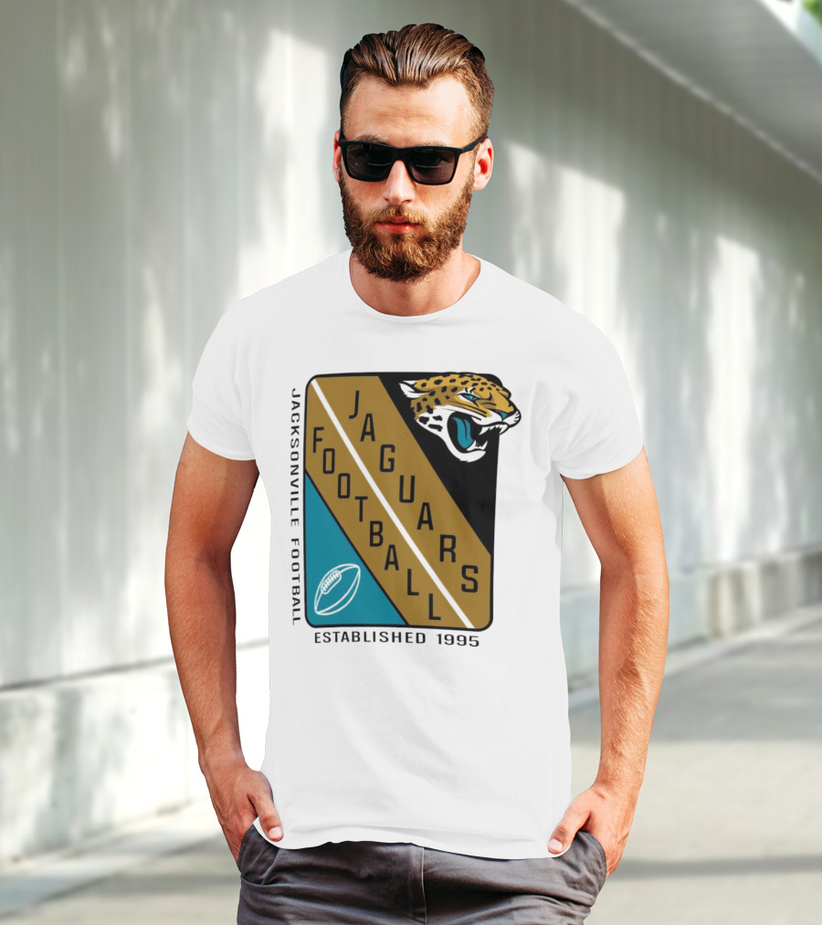 Jacksonville Jaguars Football Established 1995 Jaguars Football T-Shirt
