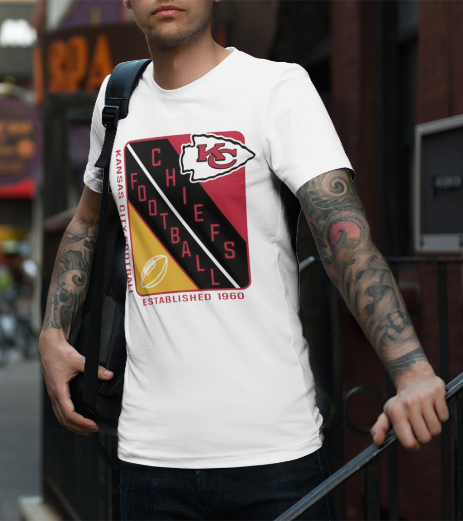 Kansas City Chiefs Football Established 1960 KC T-Shirt