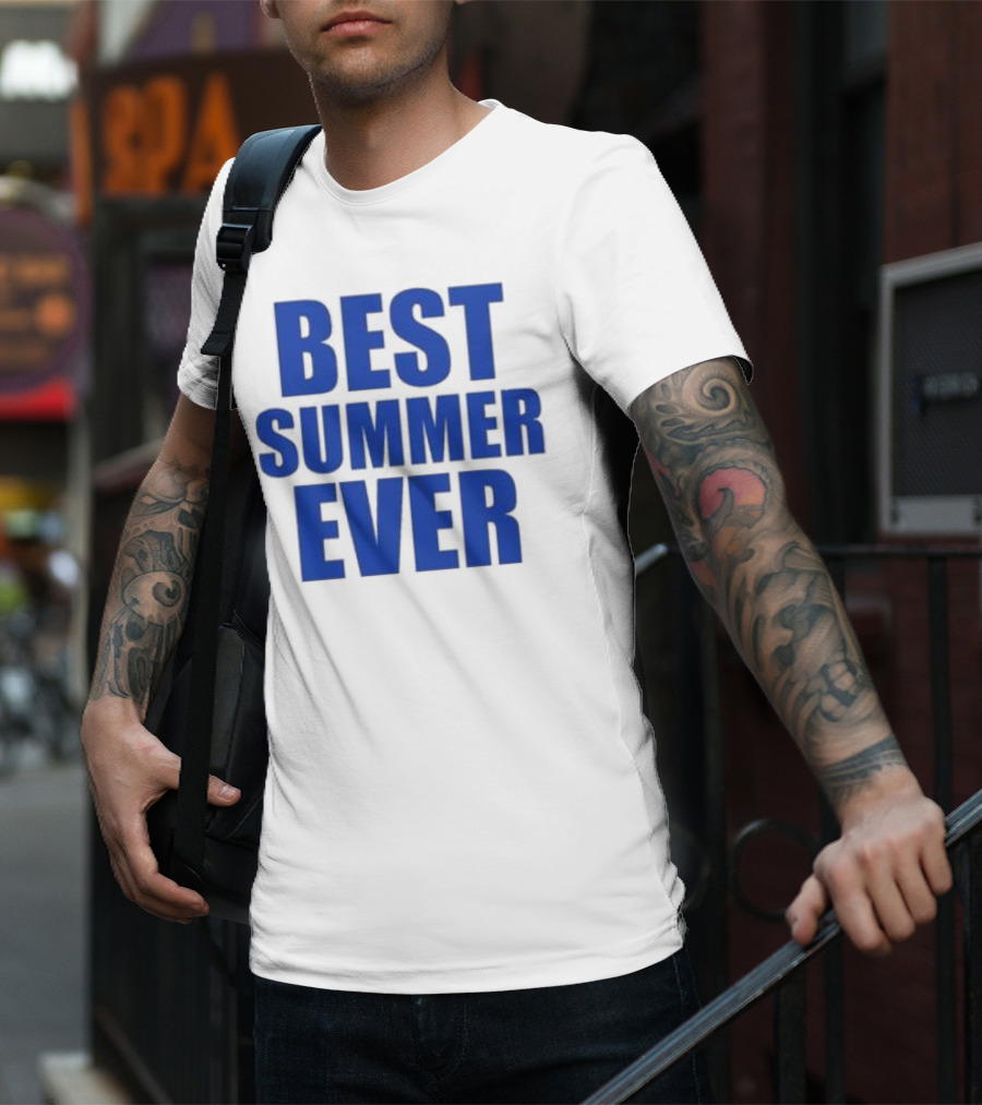 Best Summer Ever Natalie King Wearing Best Summer T-Shirt