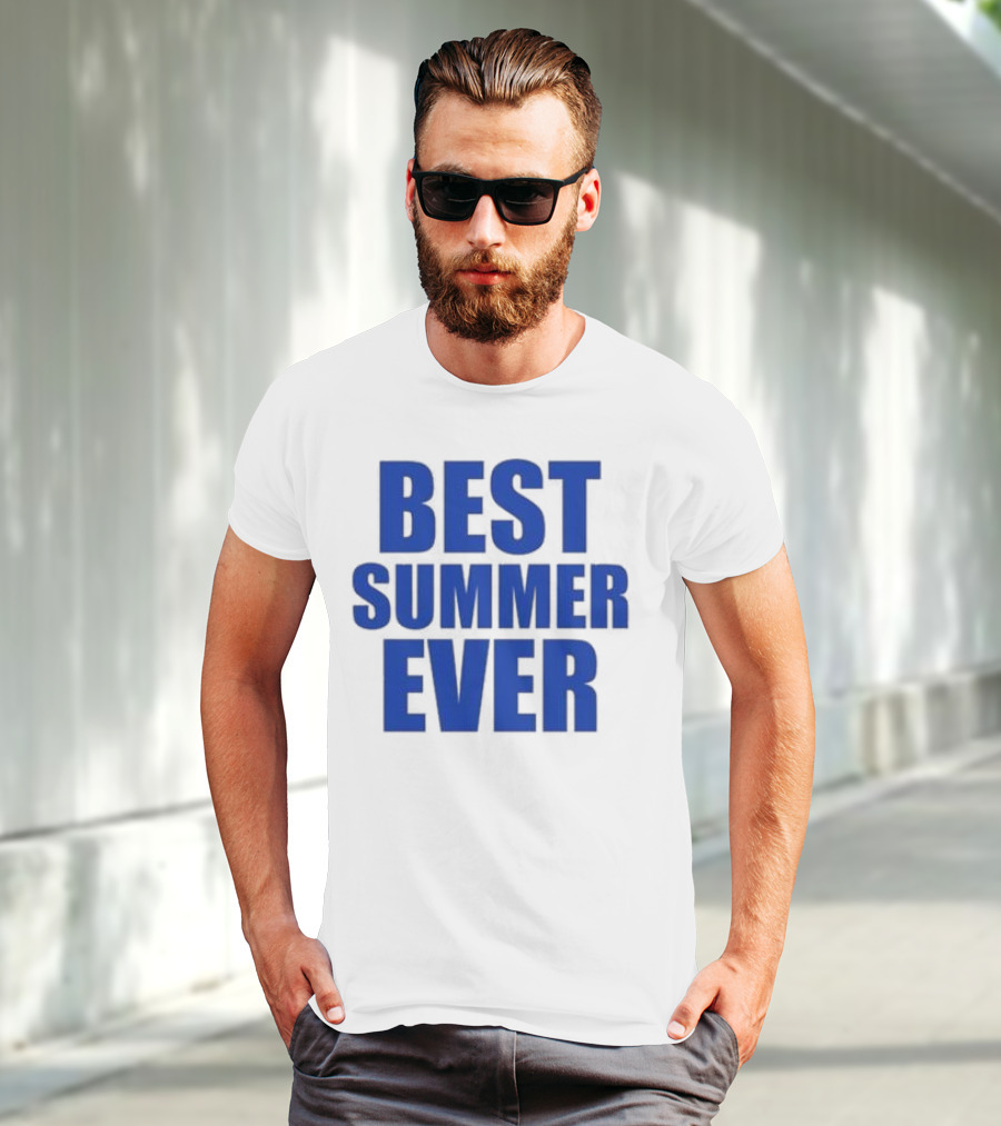 Best Summer Ever Natalie King Wearing Best Summer T-Shirt