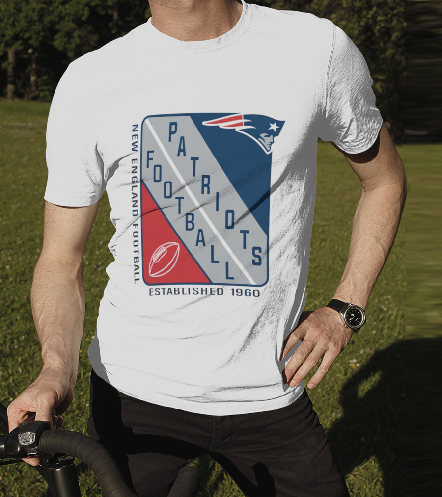 New England Patriots Football Established 1960 Shield T-Shirt