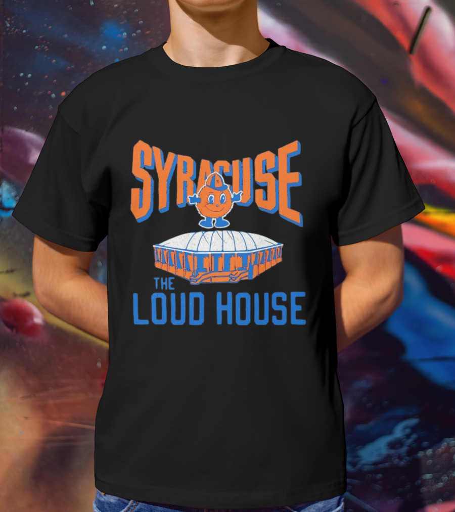 Syracuse Orange Otto The Mascot Loud House Stadium T-Shirt