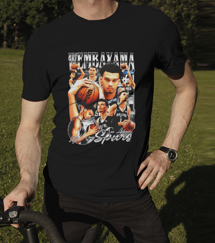 Wembanyama San Antonio Spurs 1 Basketball T-Shirt
