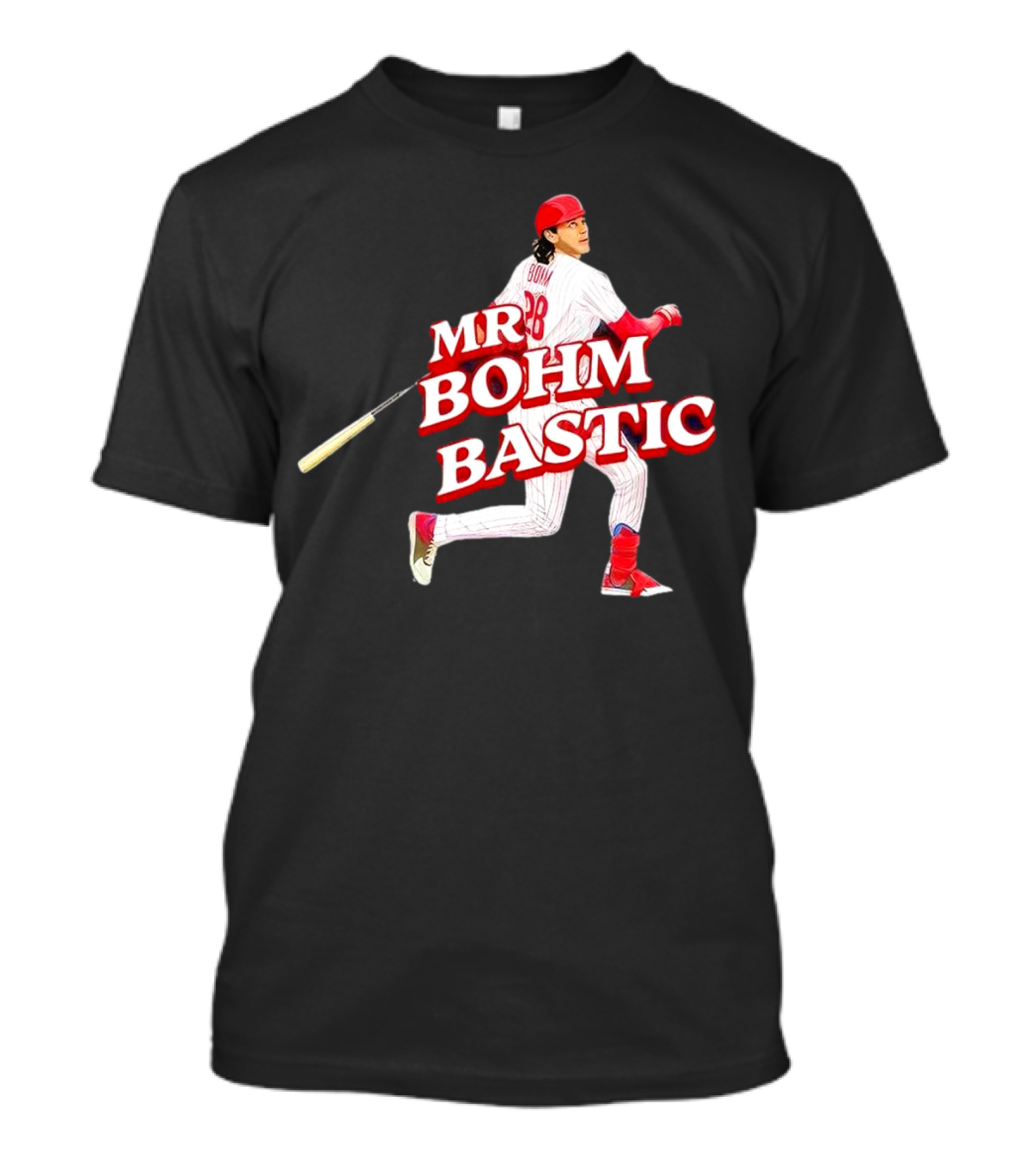 Philadelphia Phillies Alec Bohm Mr. Bohm Bastic Baseball Player T-Shirt
