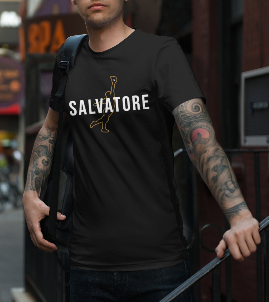 Sal Frelick Milwaukee Brewers Salvatore Text Baseball T-Shirt