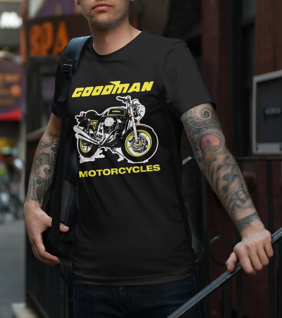 GOODMAN MOTORCYCLES CLASSIC VINTAGE BIKE T-Shirt