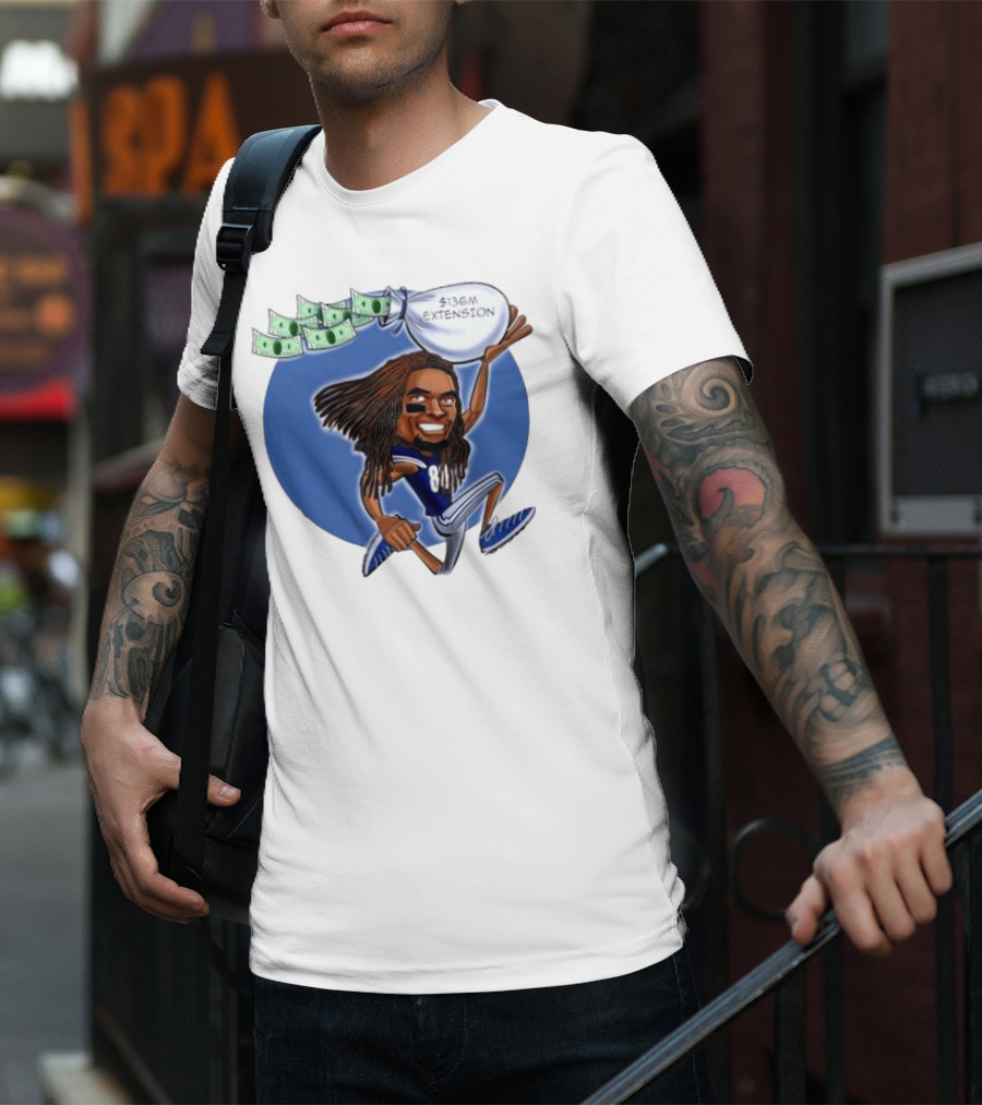 Ceedee Lamb Dallas Cowboys $136M Extension Cartoon T-Shirt