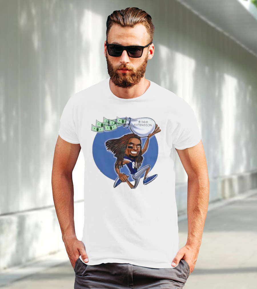 Ceedee Lamb Dallas Cowboys $136M Extension Cartoon T-Shirt