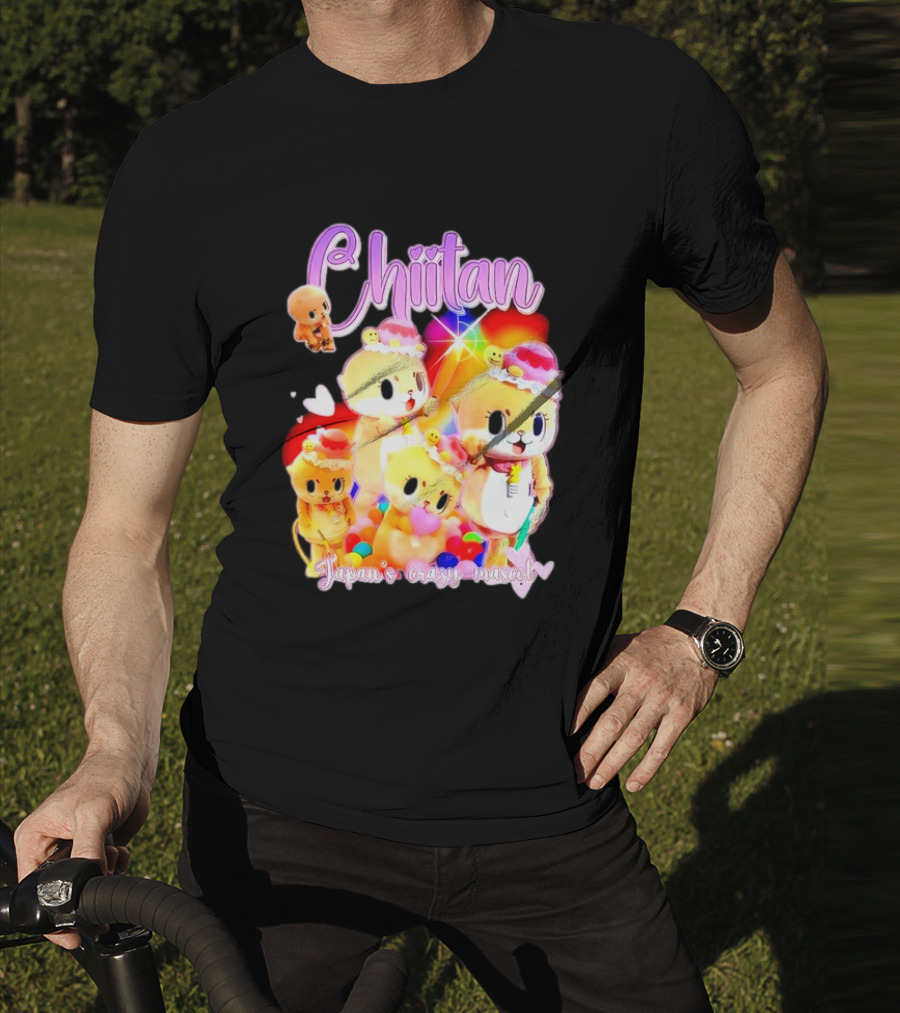 Chiitan Japan's Crazy Mascot Hinged Tweets T-Shirt
