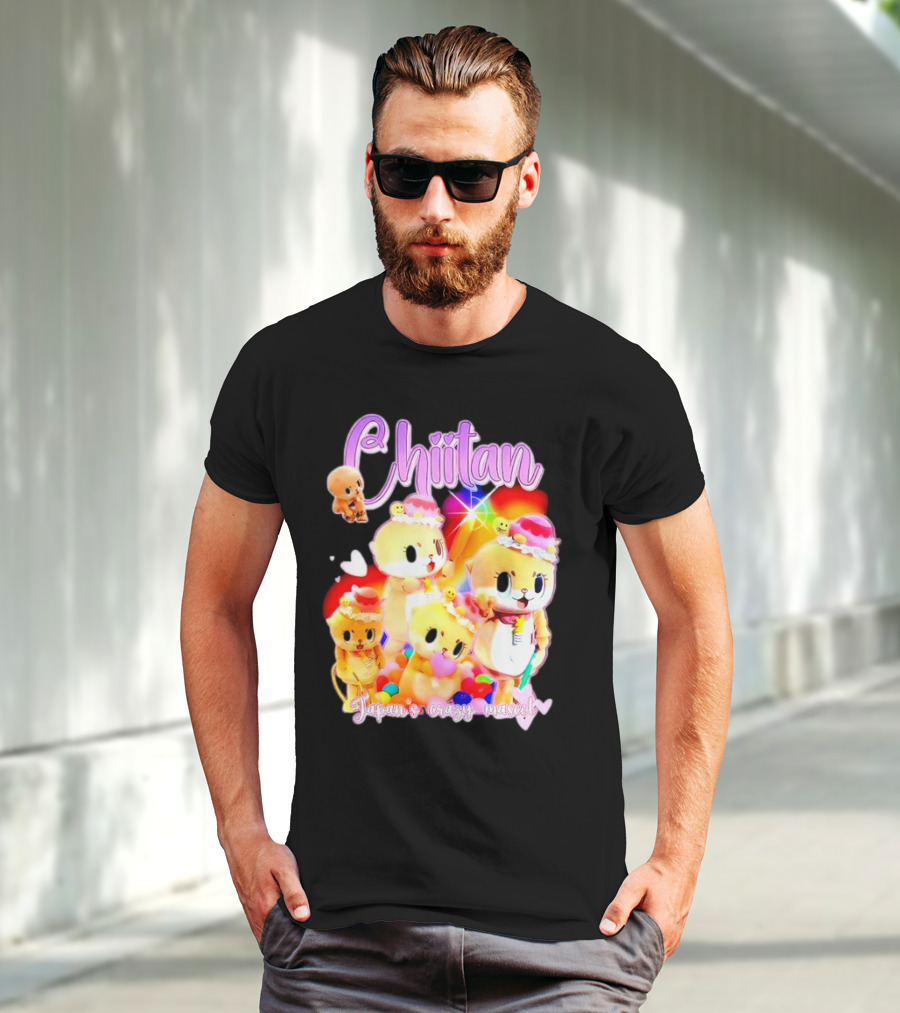 Chiitan Japan's Crazy Mascot Hinged Tweets T-Shirt