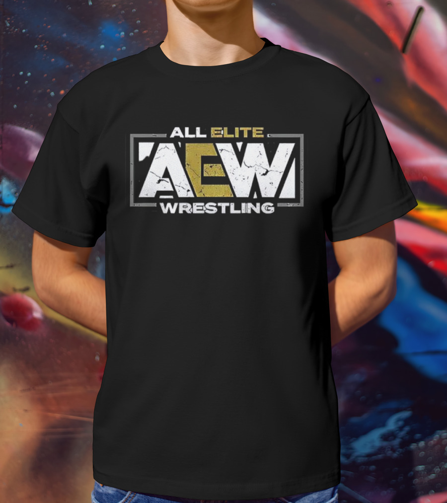 All Elite AEW Wrestling Retro Logo T-Shirt