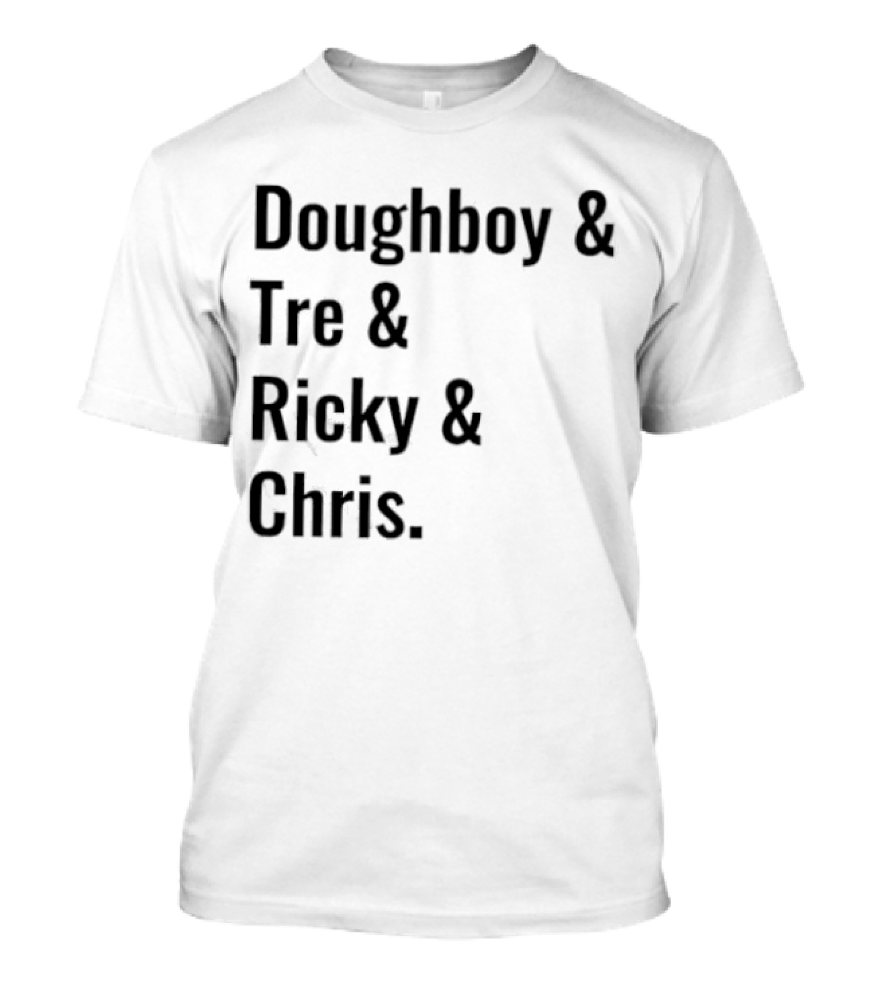 Doughboy Tre Ricky Chris Iconic Names T-Shirt