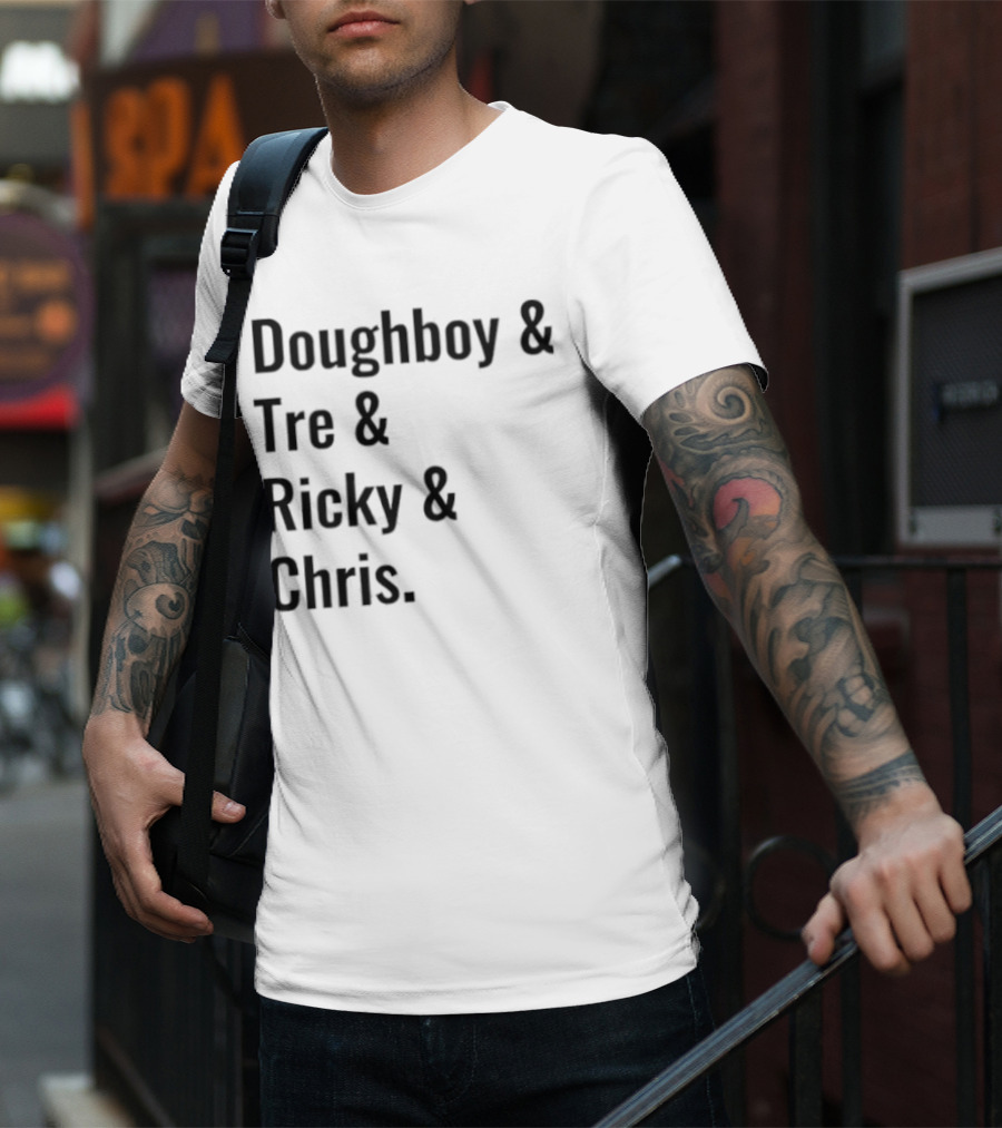 Doughboy Tre Ricky Chris Iconic Names T-Shirt
