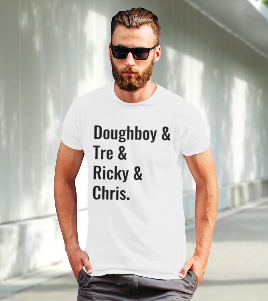 Doughboy Tre Ricky Chris Iconic Names T-Shirt