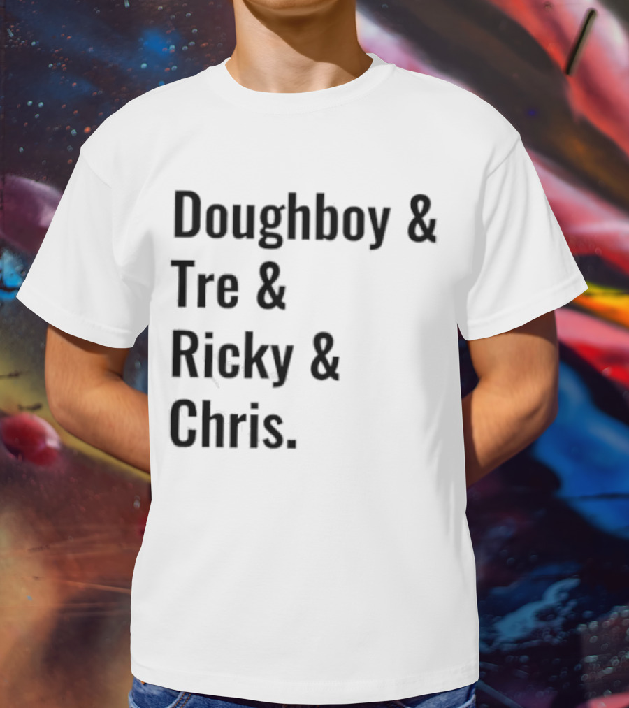 Doughboy Tre Ricky Chris Iconic Names T-Shirt