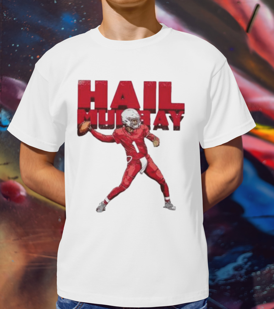 Arizona Cardinals Kyler Murray Hail Murray Football Play T-Shirt