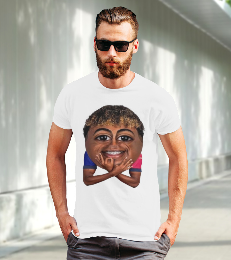 FC Barcelona Lamine Yamal Meme Big Head Funny Soccer Player T-Shirt