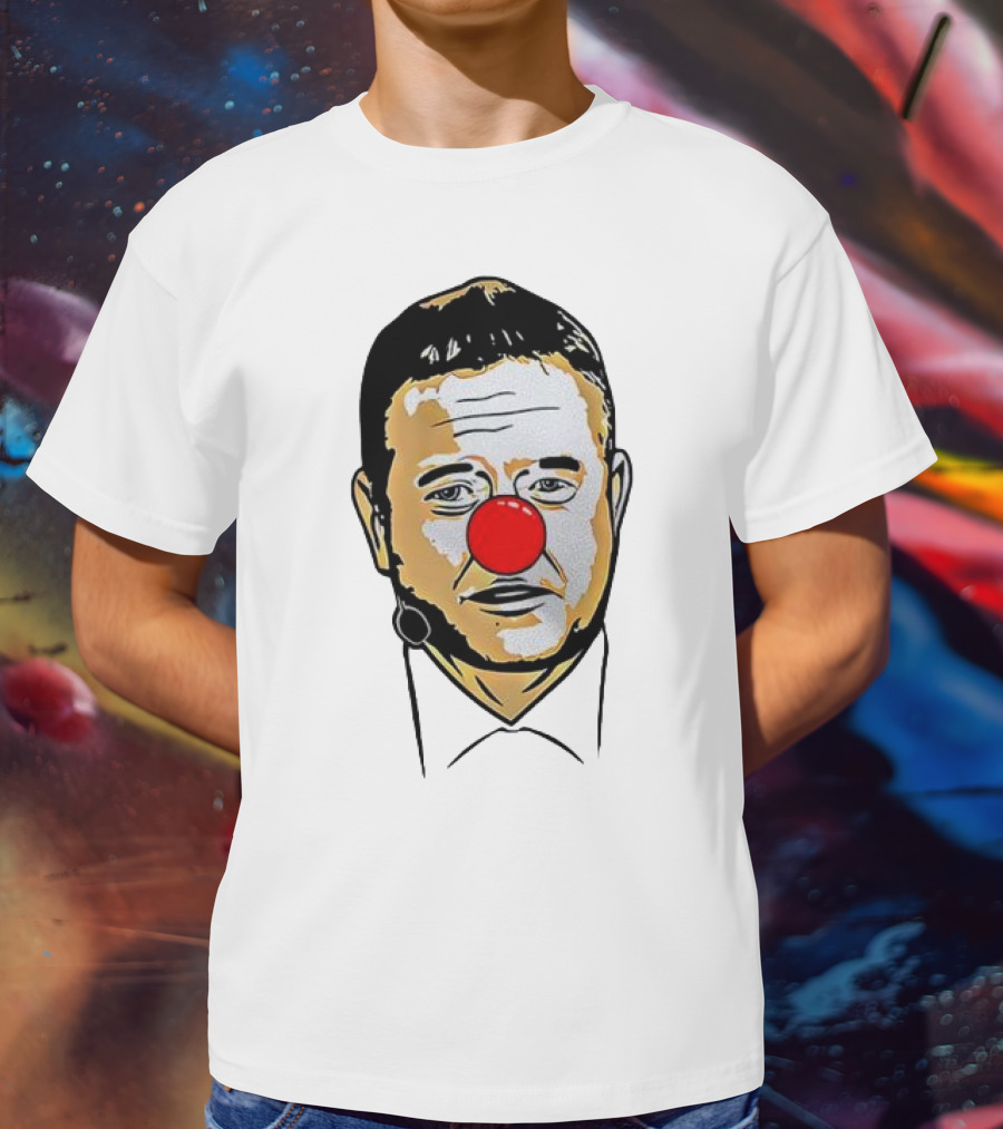 Nolesunis Clown Kirk Is A Jerk Red Nose T-Shirt