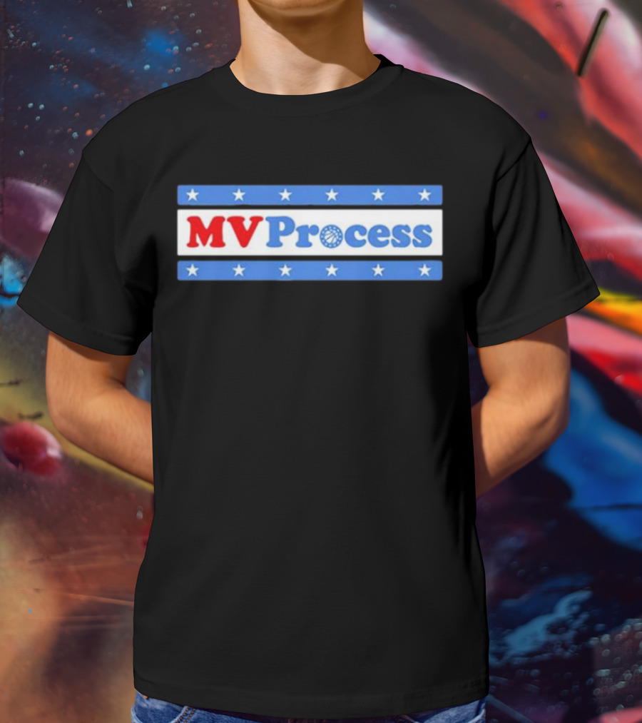 Philadelphia Basketball MVProcess Stars And Hoops T-Shirt