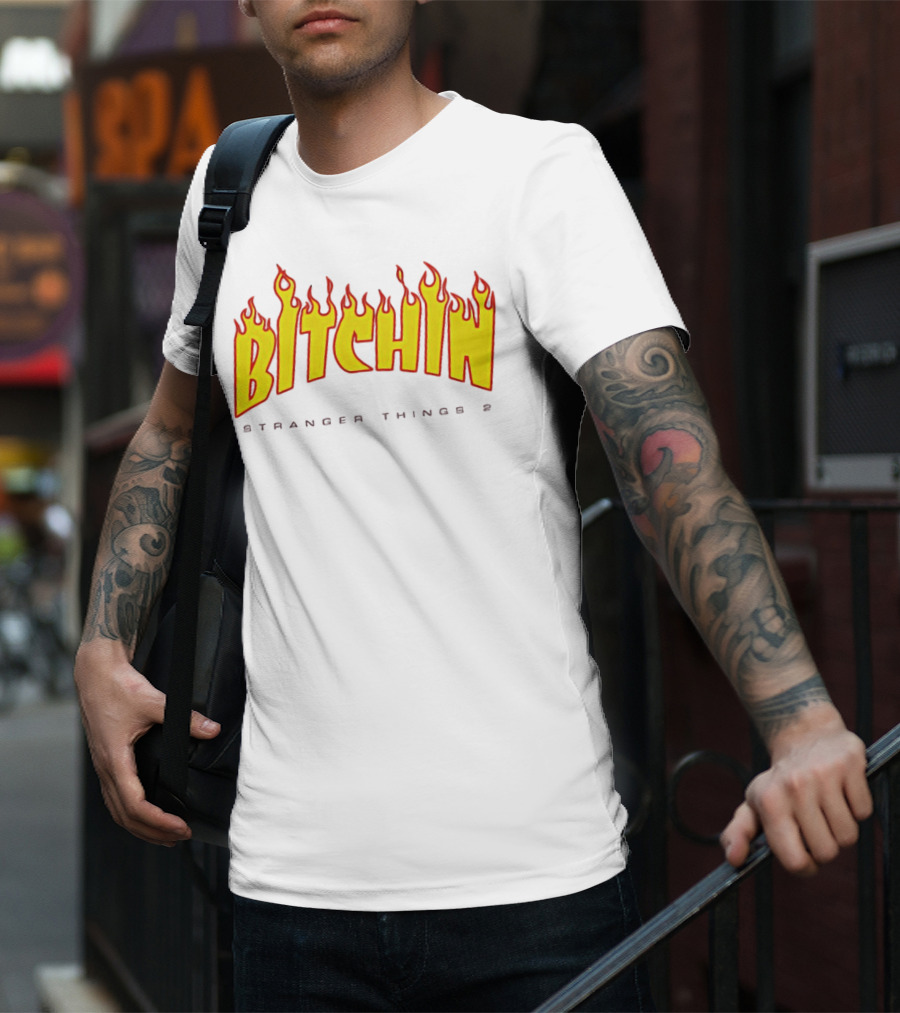 Bitchin Stranger Things 2 Flame T-Shirt