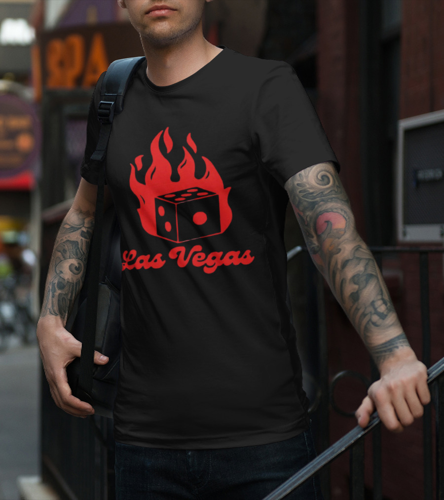 Las Vegas Dice On Fire T-Shirt
