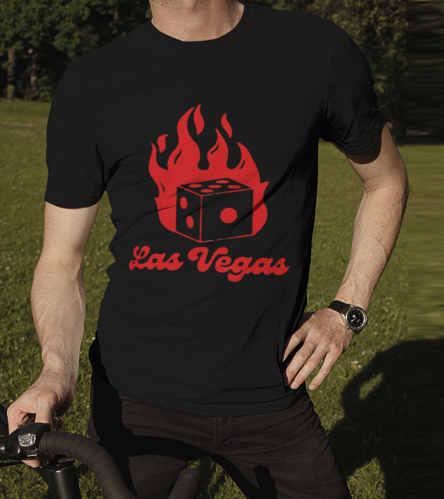 Las Vegas Dice On Fire T-Shirt