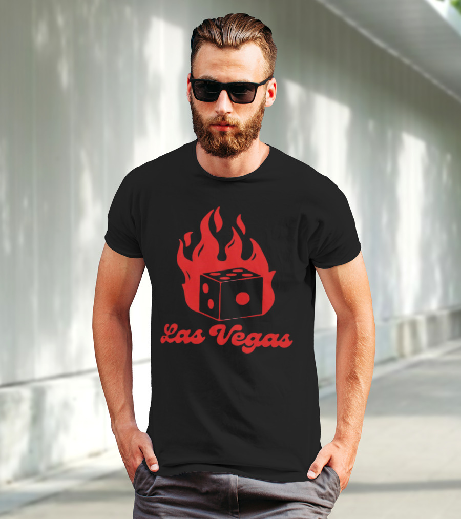 Las Vegas Dice On Fire T-Shirt