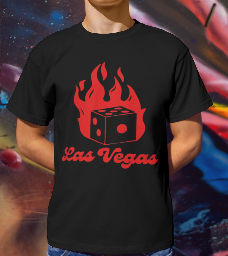 Las Vegas Dice On Fire T-Shirt
