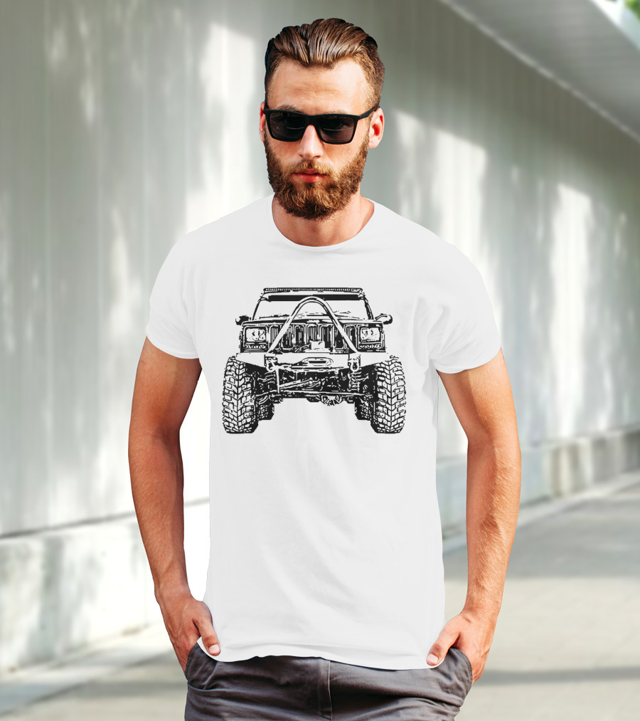 Cherokee XJ 2nd Gen Off Road Rally Dakar Jeep Adventure T-Shirt