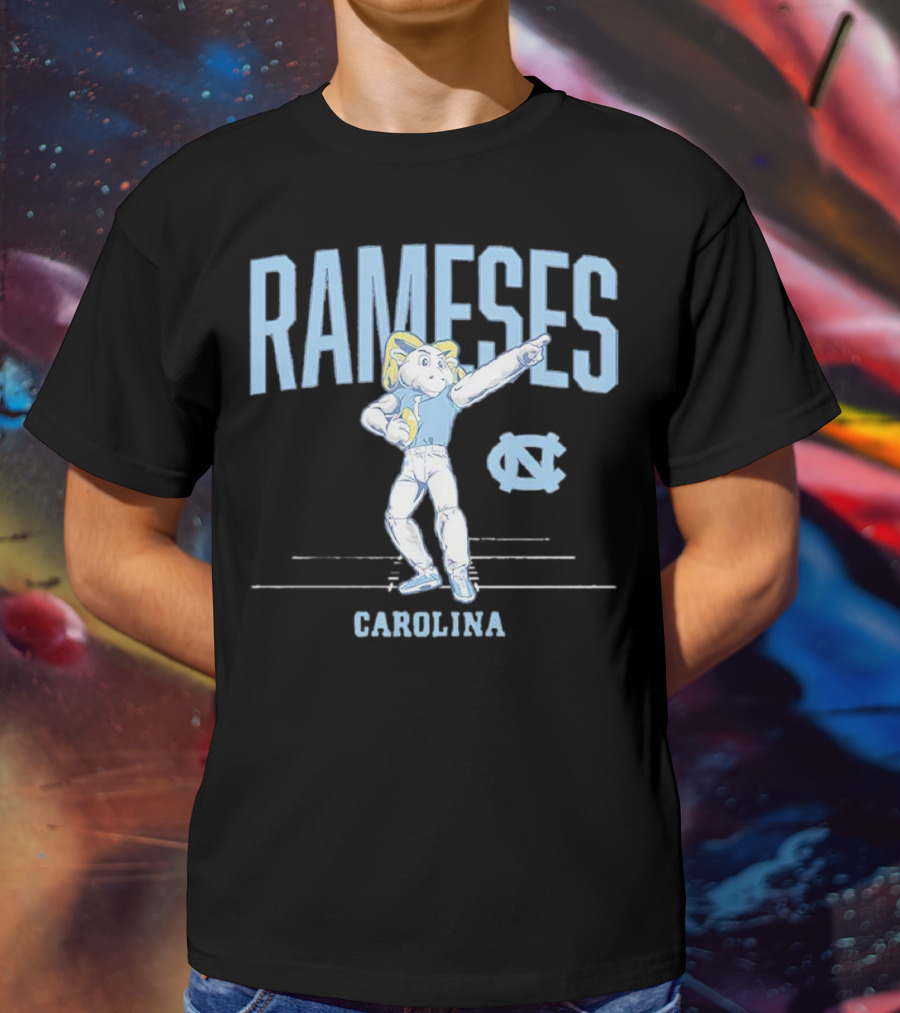 Rameses Carolina Tar Heels Football Mascot T-Shirt
