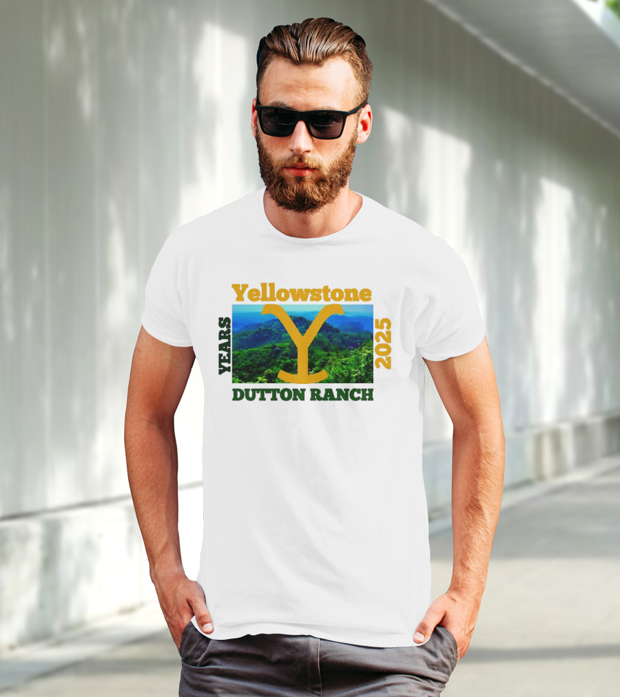 Yellowstone Y Years 2025 Dutton Ranch T-Shirt