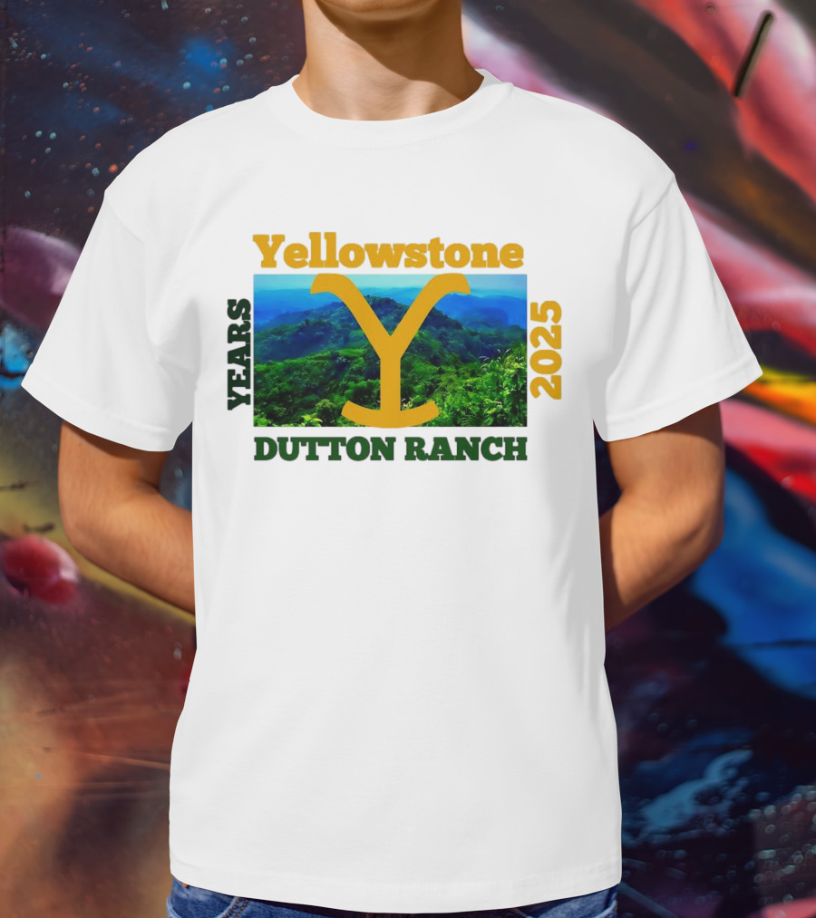 Yellowstone Y Years 2025 Dutton Ranch T-Shirt