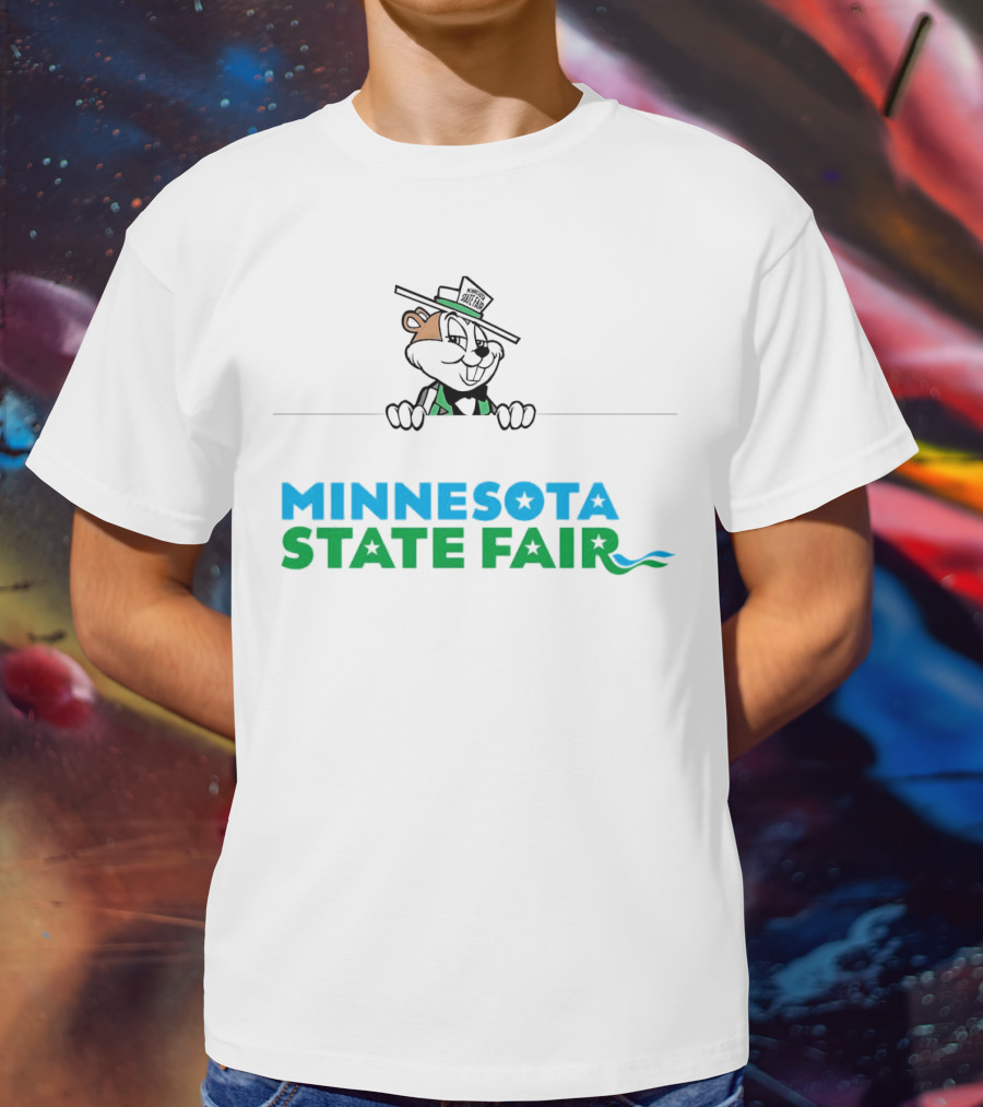 MINNESOTA STATE FAIR Gopher With Hat T-Shirt