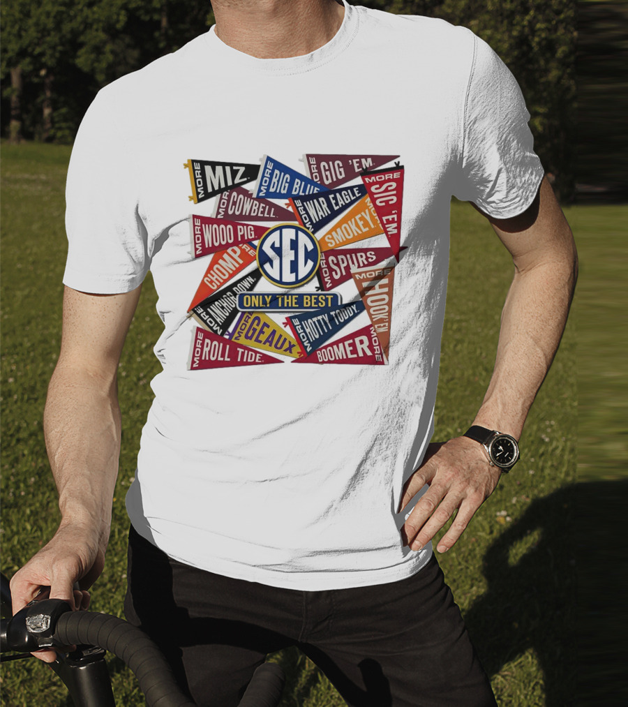 SEC Only The Best Mizzou Tigers More Pennants T-Shirt