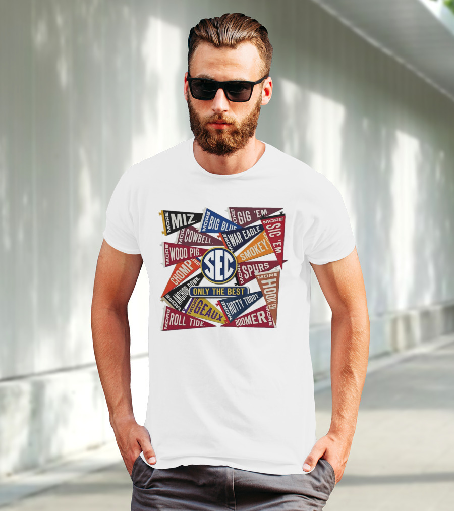 SEC Only The Best Mizzou Tigers More Pennants T-Shirt