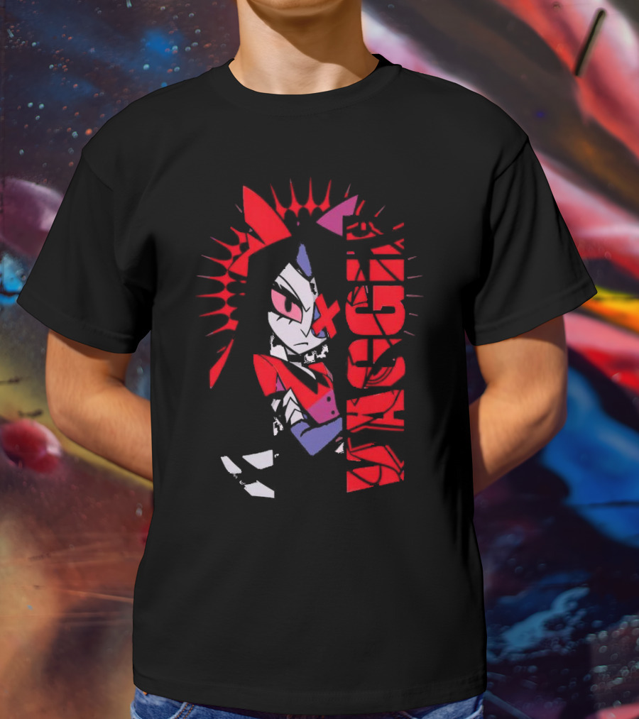 Vaggie Hazbin Hotel Edgy Character Art Concept T-Shirt