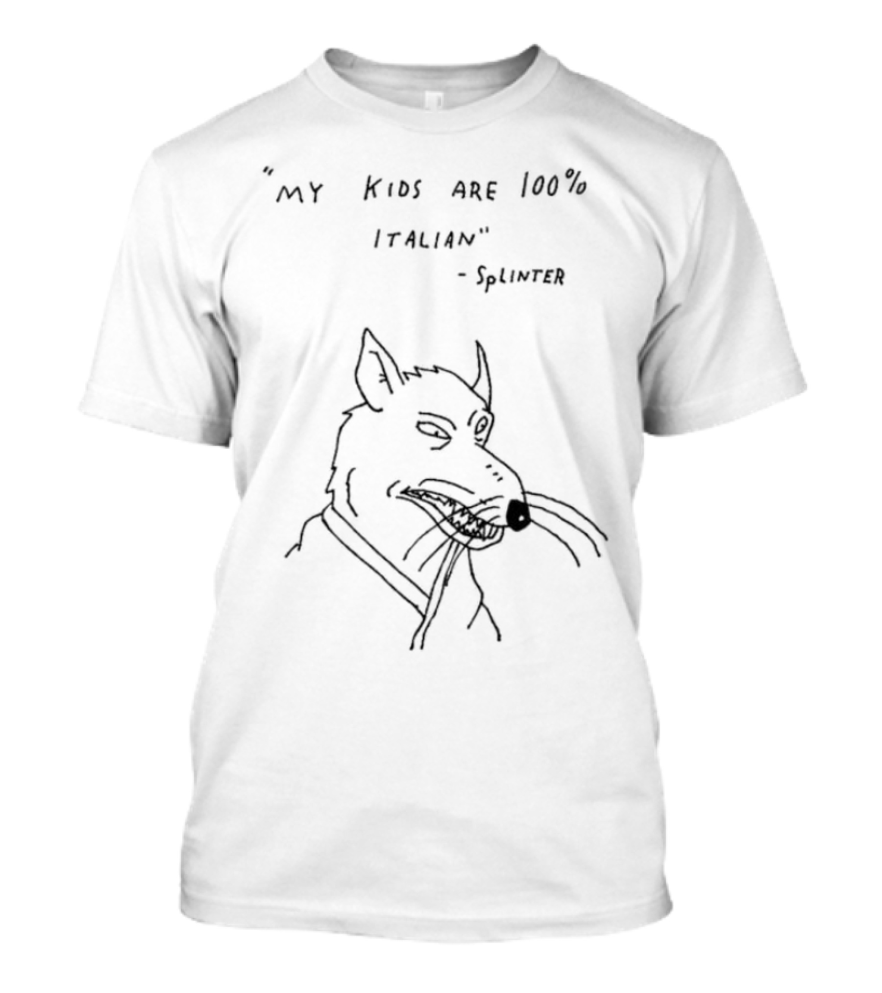 My Kids Are 100% Italian Splinter T-Shirt